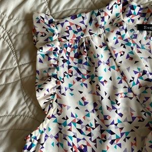 Sweet Rain sleeveless patterned top